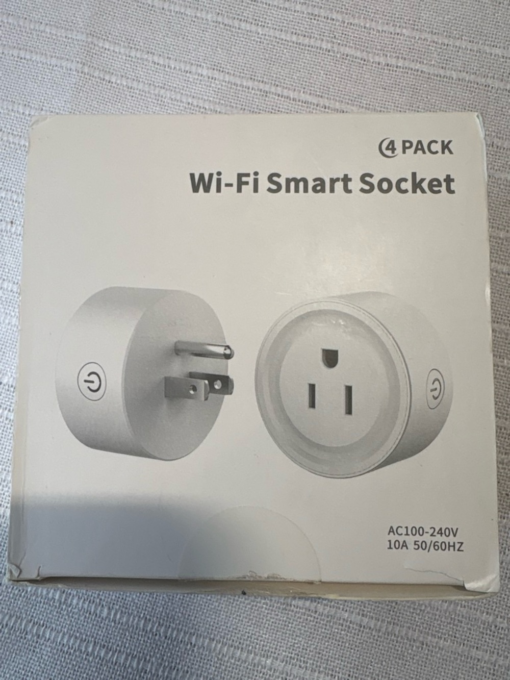 Magic Home 4-Pack Wi-Fi Smart Socket One Size White Smart Home Tech
